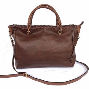 MASSIMO DUTTI SHOULDER BAG WITH HANDLE